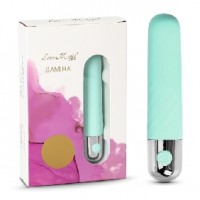 10-Speed USB Recharging Silicone Vibrator 3.8 Inches Green